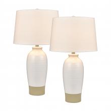 ELK Home Plus S0019-9469/S2 - Peli 29'' High 1-Light Table Lamp - Set of 2 White