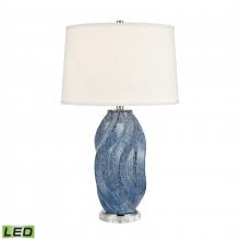 ELK Home Plus S0019-9538-LED - Blue Swell 28'' High 1-Light Table Lamp - Includes LED Bulb