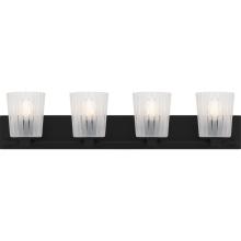 Quoizel RAY8632MBK - Gray 4-Light Matte Black Bath Light