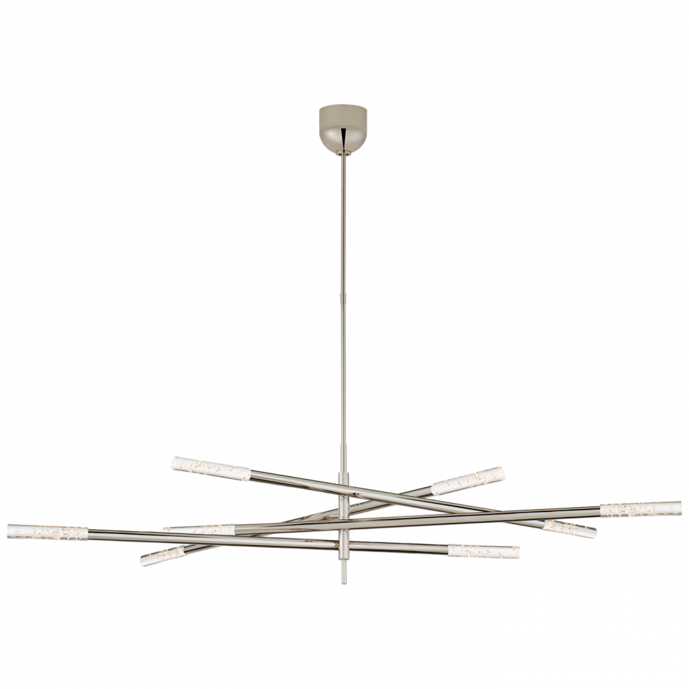 Rousseau Grande Eight Light Articulating Chandelier