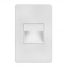 Dainolite DLEDW-200-WH - 120VAC input, L125mmxW78mmxH37mm, 2700K, 3.3W IP65, White Wall LED Light