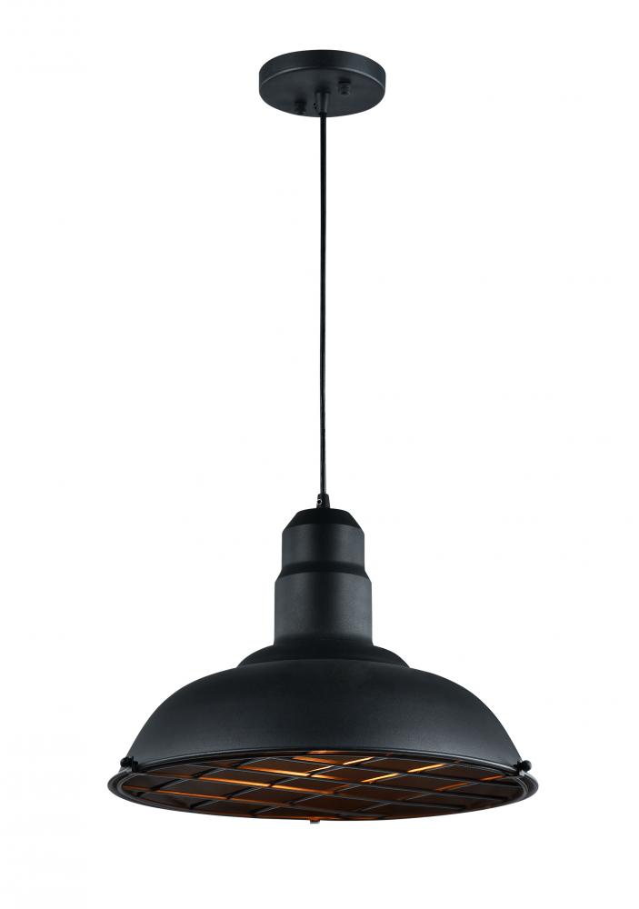 Clarkson Series Matte Black Pendant