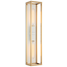 Matteo Lighting S15122WHAG - Shadowbox Wall Sconce