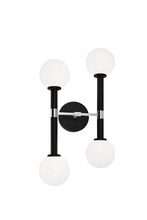 Matteo Lighting W75304BKOP - Stellar Wall Sconce