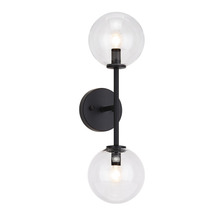 Matteo Lighting W81702BKCL - Novo Wall Sconce