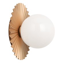 Matteo Lighting WX83101MGOP - Modern Ruff Wall Sconce, Ceiling Mount