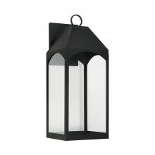 Capital Canada 946341BK-GL - 1 Light Outdoor Wall Lantern