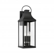 Capital Canada 946441BK - 4 Light Outdoor Wall Lantern