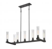 Z-Lite 3031-7L-BRZ - 7 Light Linear Chandelier