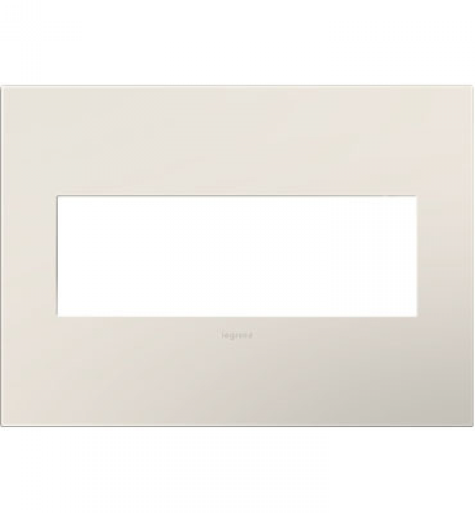 Satin Light Almond, 3-Gang Wall Plate