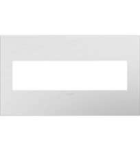 Legrand Canada AWP4GPW4 - Powder White, 4-Gang Wall Plate