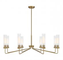 Savoy House Canada 1-8860-8-322 - Baker 8-Light Chandelier in Warm Brass