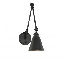 Savoy House Canada 9-961CP-1-89 - Morland 1-Light Adjustable Wall Sconce in Matte Black