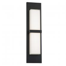 WAC Canada WS-W21122-30-BK - BANDEAU Outdoor Wall Sconce Light