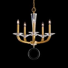 Schonbek 1870 MA1005N-76O - Emilea 5 Light 120V Chandelier in Heirloom Bronze with Clear Optic Crystal