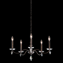 Schonbek 1870 MD1005N-22H - Modique 5 Light 120V Chandelier in Heirloom Gold with Clear Heritage Handcut Crystal