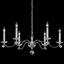 Schonbek 1870 MD1006N-22H - Modique 6 Light 120V Chandelier in Heirloom Gold with Clear Heritage Handcut Crystal