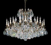 Schonbek 1870 3792-48S - Renaissance 19 Light 120V Chandelier in Antique Silver with Clear Crystals from Swarovski