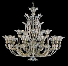 Schonbek 1870 7864-48R - Rivendell 16 Light 120V Chandelier in Antique Silver with Clear Radiance Crystal