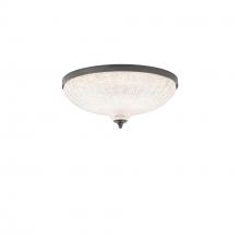 Schonbek 1870 S6016-704O - Roma 16IN LED 3000K/3500K/4000K 120V Flush Mount in Antique Nickel with Optic Crystal