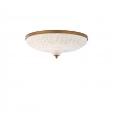 Schonbek 1870 S6020-704O - Roma 20IN LED 3000K/3500K/4000K 120V Flush Mount in Antique Nickel with Optic Crystal