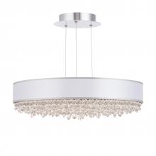 Schonbek 1870 S6324-401RS1 - Eclyptix LED 24IN 3000K/3500K/4000K 120V Pendant in Polished Stainless Steel with Radiance Smooth