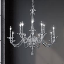 Schonbek 1870 S9235-702O - Habsburg 12 Light 120V Chandelier in Polished Chrome with Clear Optic Crystal