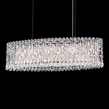 Schonbek 1870 RS8340N-48S - Sarella 12 Light 120V Linear Pendant in Antique Silver with Clear Crystals from Swarovski