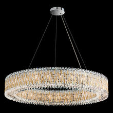 Schonbek 1870 RS8350N-48S - Sarella 27 Light 120V Pendant in Antique Silver with Clear Crystals from Swarovski