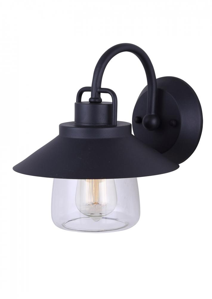 Colorado 1 Light Outdoor Lantern, Black Finish