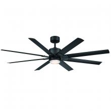 Modern Forms Canada - Fans Only FR-W2001-66L-MB - Renegade Downrod ceiling fan