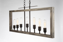 Artcraft AC11657BK - Gatehouse 7 Light Island Light (Beach Wood & Black)