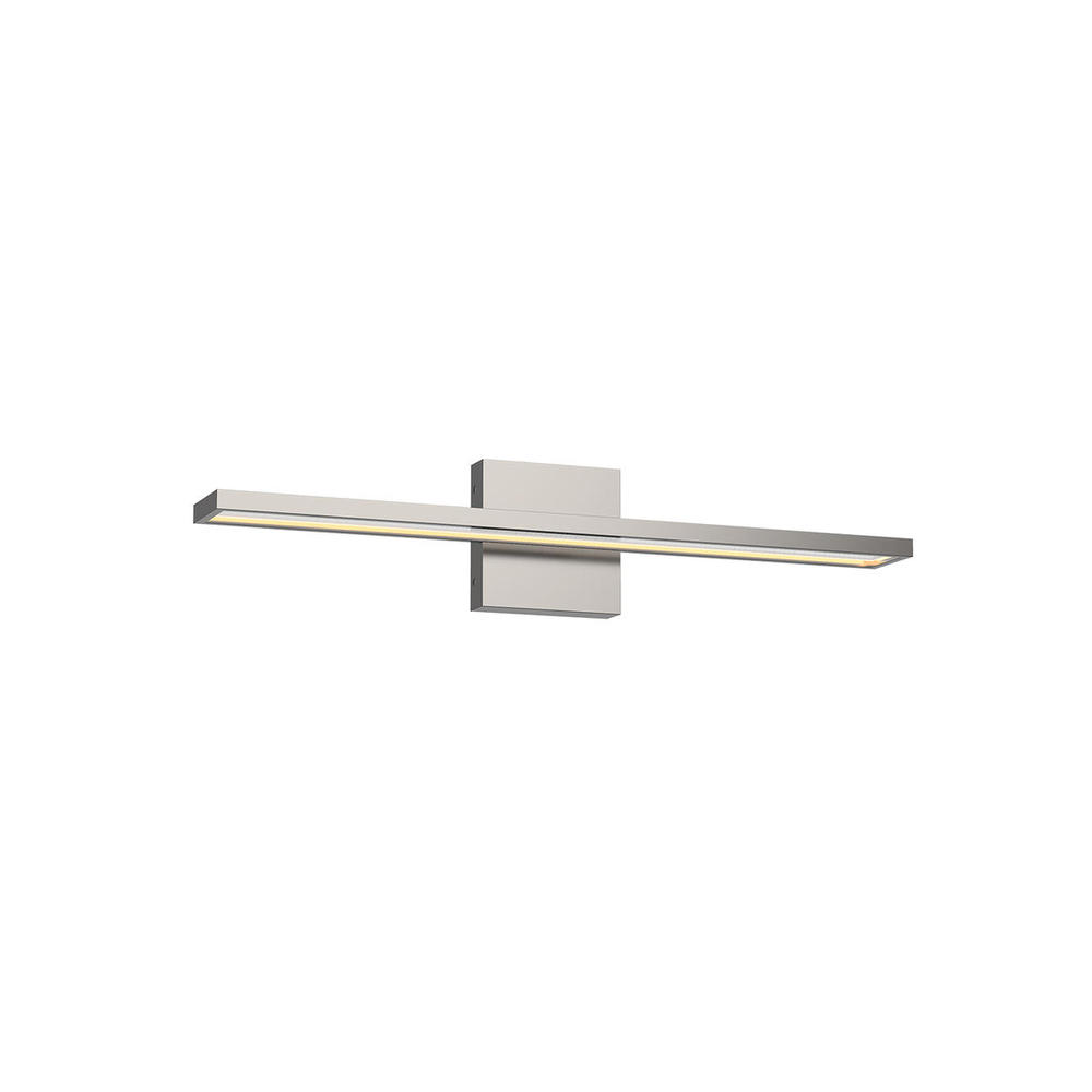 Brio 24-in Brushed Nickel LED Vanity