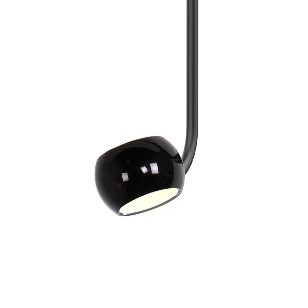 Flux Gloss Black LED Pendant