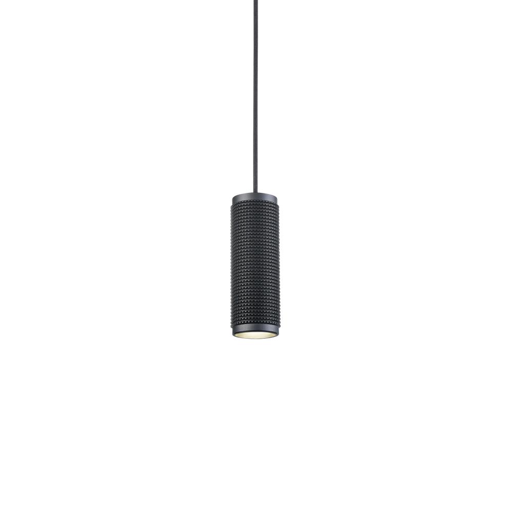 Micro 3-in Black 1 Light Pendant