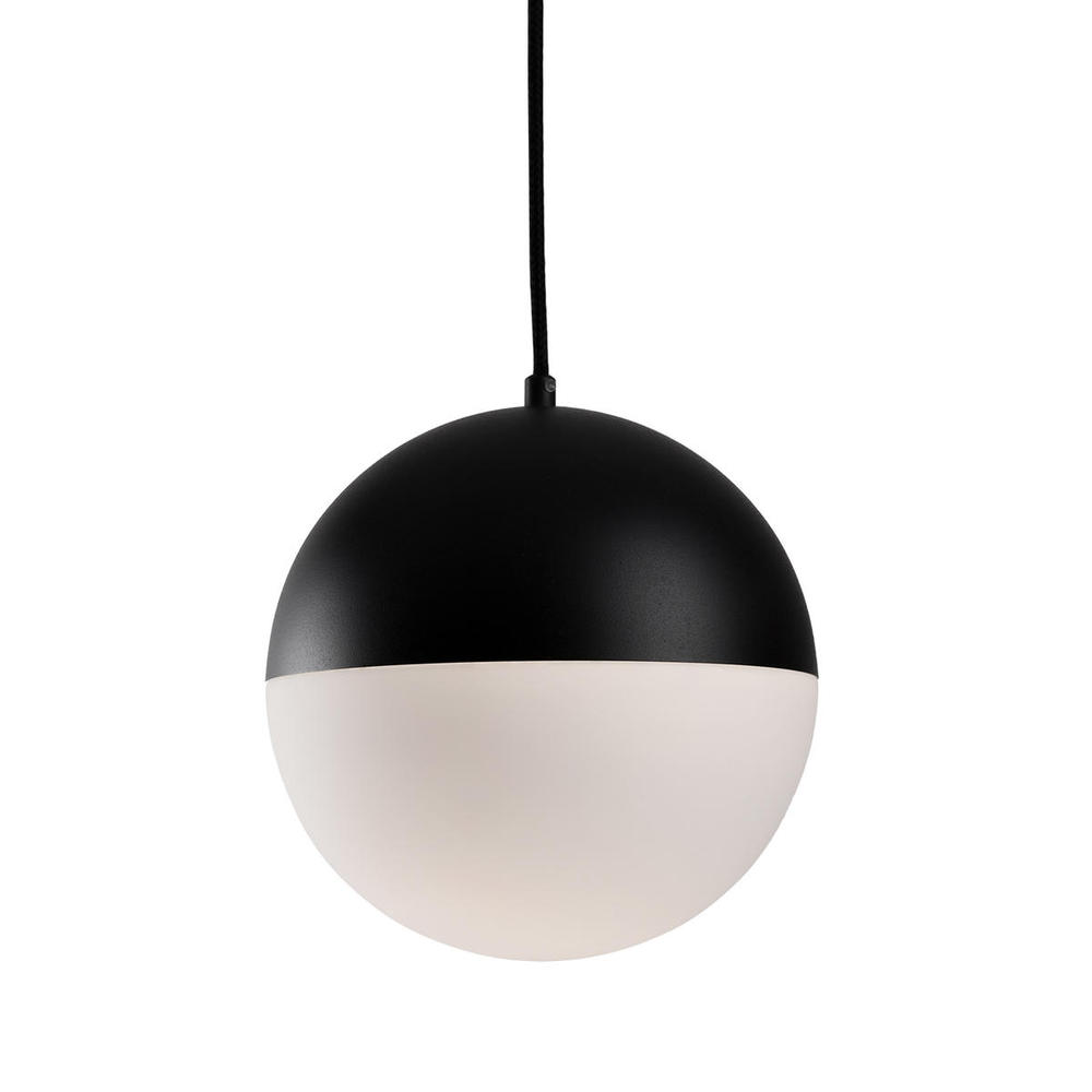 Monae 10-in Black LED Pendant