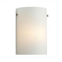 Galaxy Lighting 260331BN - Wall Sconce - Brushed Nickel with White Glass