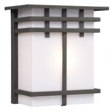 Galaxy Lighting 312490ORB - Outdoor Wall Fixture - Oil Rubbed Bronze with White Acrylic Lens