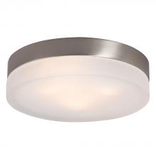 Galaxy Lighting 615274BN-213NPF - Flush Mount Ceiling Light - in Brushed Nickel finish with Frosted Glass