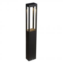 Galaxy Lighting L324663BK - 120-277V LED Bollard Light BK 10W 3000K, IP65 Rated