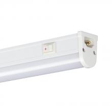 Galaxy Lighting L420848WH - LED Under Cabinet Mini Strip Light with On/Off Switch, Dimmable with Compatible Dimmers