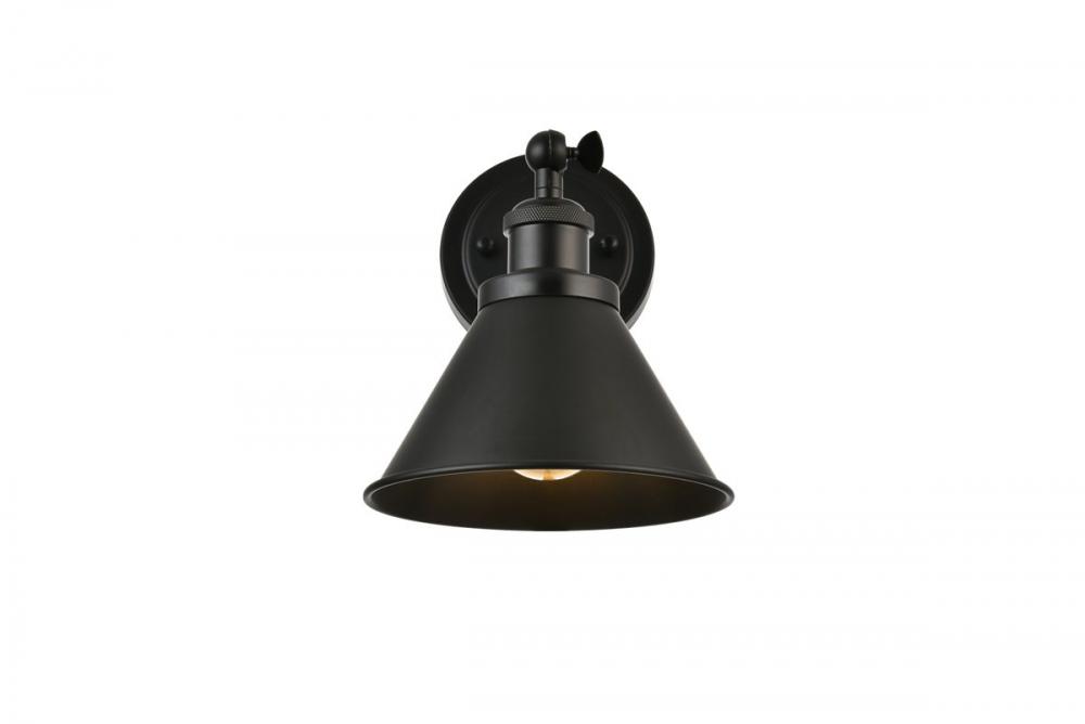 Bentley 1 Light Black Bath Sconce