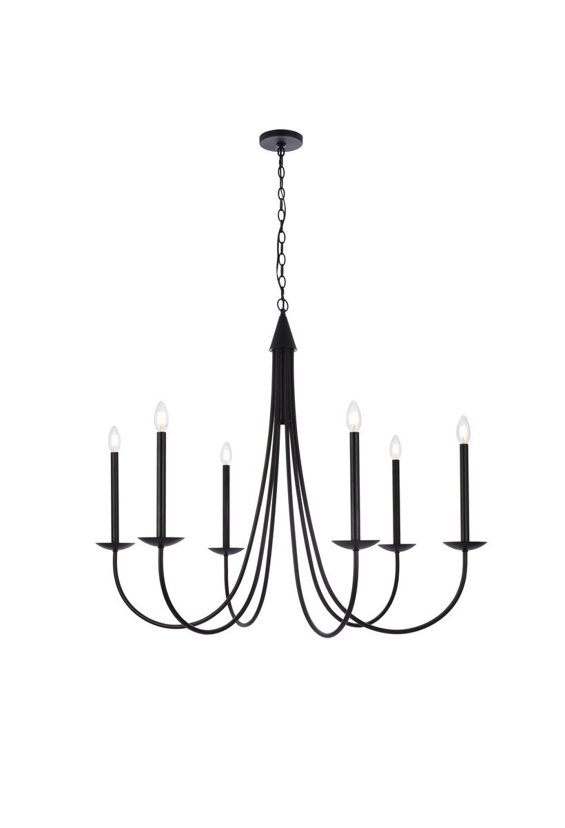 Cohen 42 inch pendant in black