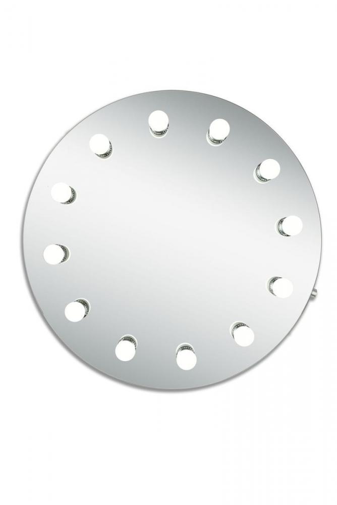 Hollywood Round Vanity Mirror 5000k D27.5