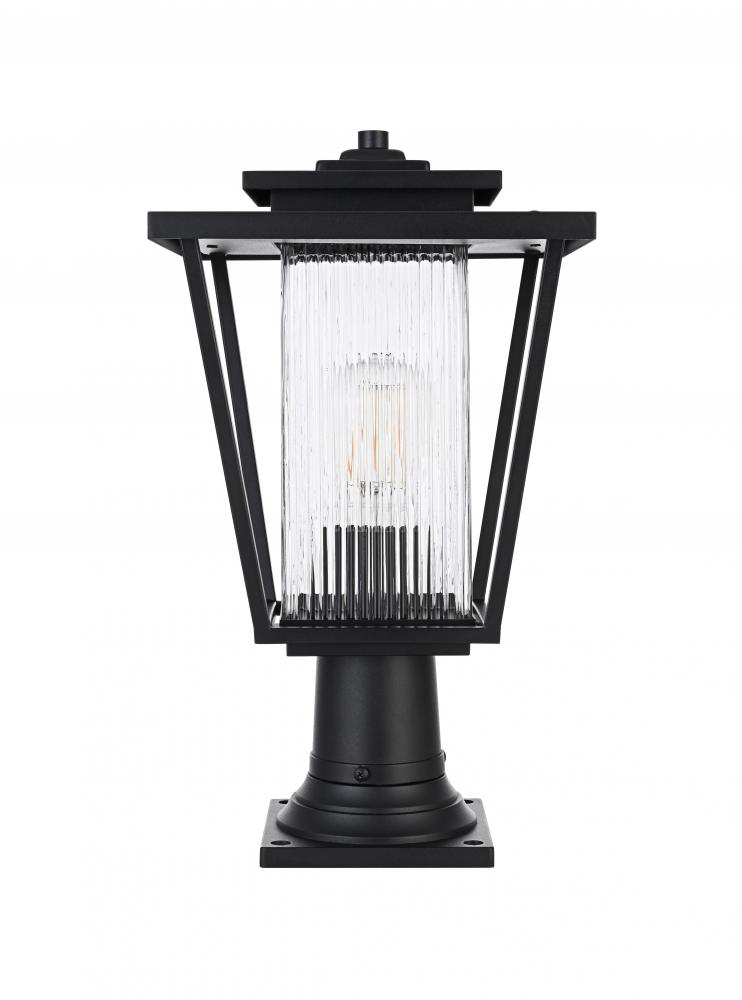 York 7 inch Outdoor Pendant in Black