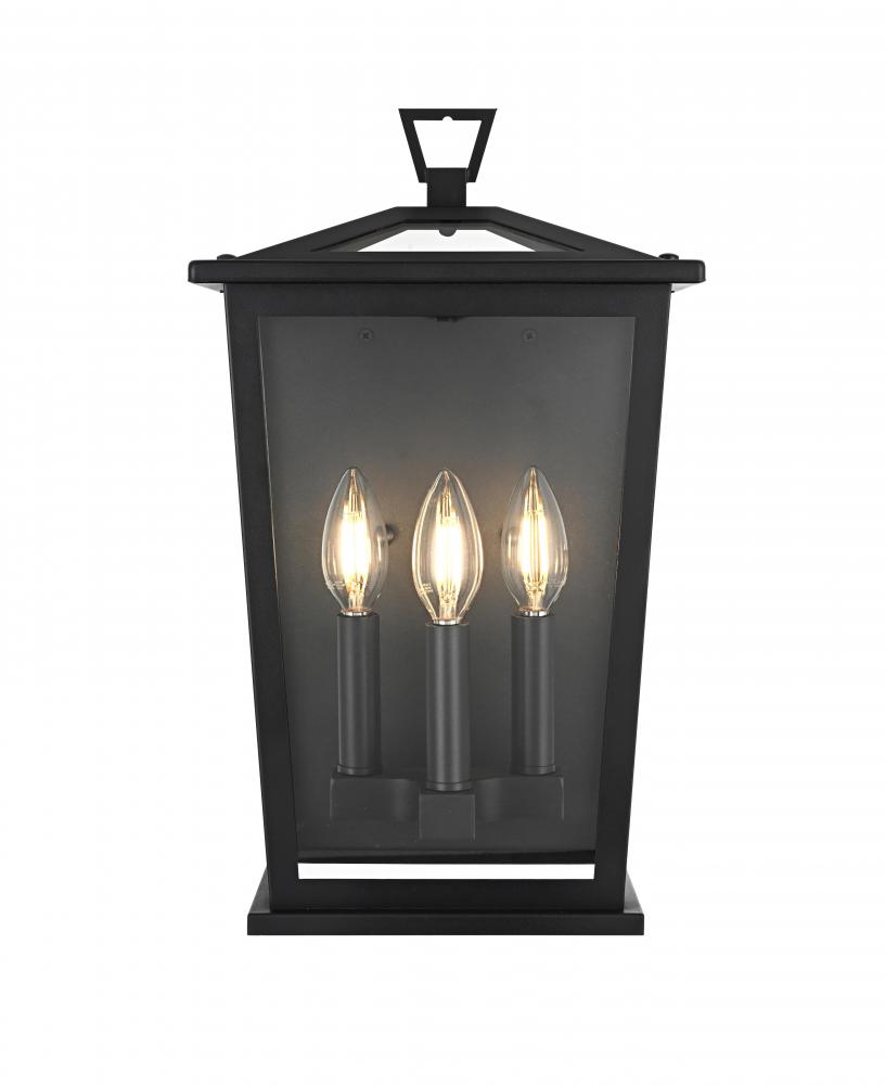 Richmond 7 inch Outdoor Pendant in Black