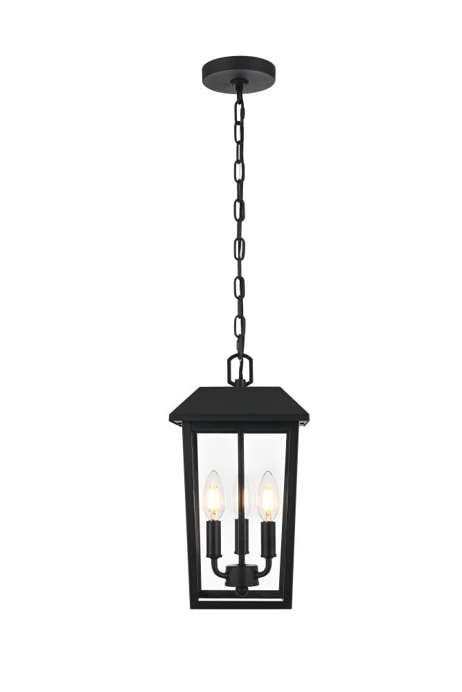 Riggs 8 x 15 inch Outdoor Pendant in Black