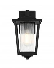 Elegant OD305W13BK - York 7 inch Outdoor Pendant in Black