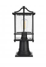 Elegant OD312P16BK - Miller 7 inch Outdoor Pendant in Black