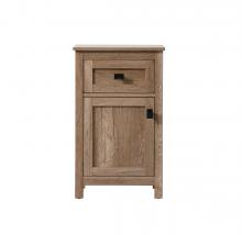 Elegant SC011830NT - 18 Inch Wide Bathroom Storage Freedstanding Cabinet In Natural Oak